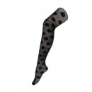 Mysasi Spotted Tights in Black